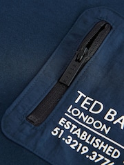 Baker by Ted Baker Navy 100% Cotton Long Sleeve T-Shirt - Image 5 of 5