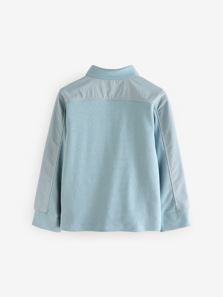 Baker by Ted Baker Shirt Long Sleeves 100% Cotton Polo Shirt - Image 2 of 4