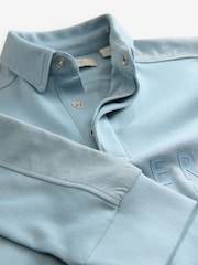 Baker by Ted Baker Shirt Long Sleeves 100% Cotton Polo Shirt - Image 3 of 4