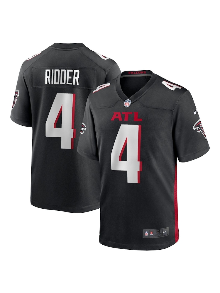 Nike Black NFL Atlanta Falcons Home Game Jersey - Desmond Ridder - Image 1 of 3
