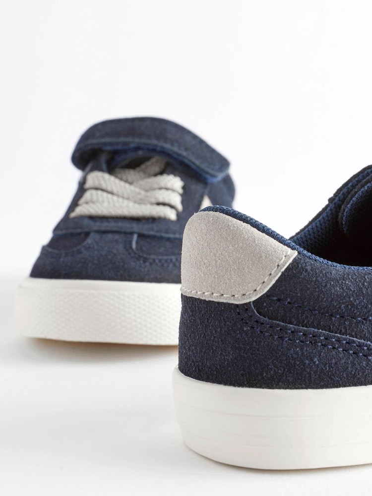 Marineblau/blau - Turnschuhe mit Chevrondesign und Klettverschluss - Bild 5 von 5 Marineblau/blau - Turnschuhe mit Chevrondesign und Klettverschluss - Bild 5 von 5