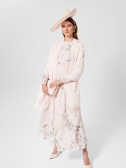 Hobbs Pink Rosabelle Silk Dress - Image 3 of 4