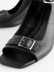 Black Forever Comfort® Buckle Shoe Boots - Image 3 of 5