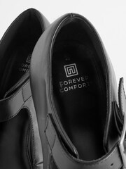 Black Forever Comfort® Buckle Shoe Boots - Image 4 of 5