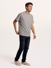 Brakeburn Spruce Multi Stripe T-Shirt - Bild 3 av 6