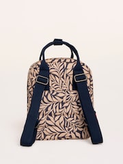 Brakeburn Cream Megan Folk Vine Printed Backpack - Image 2 of 6