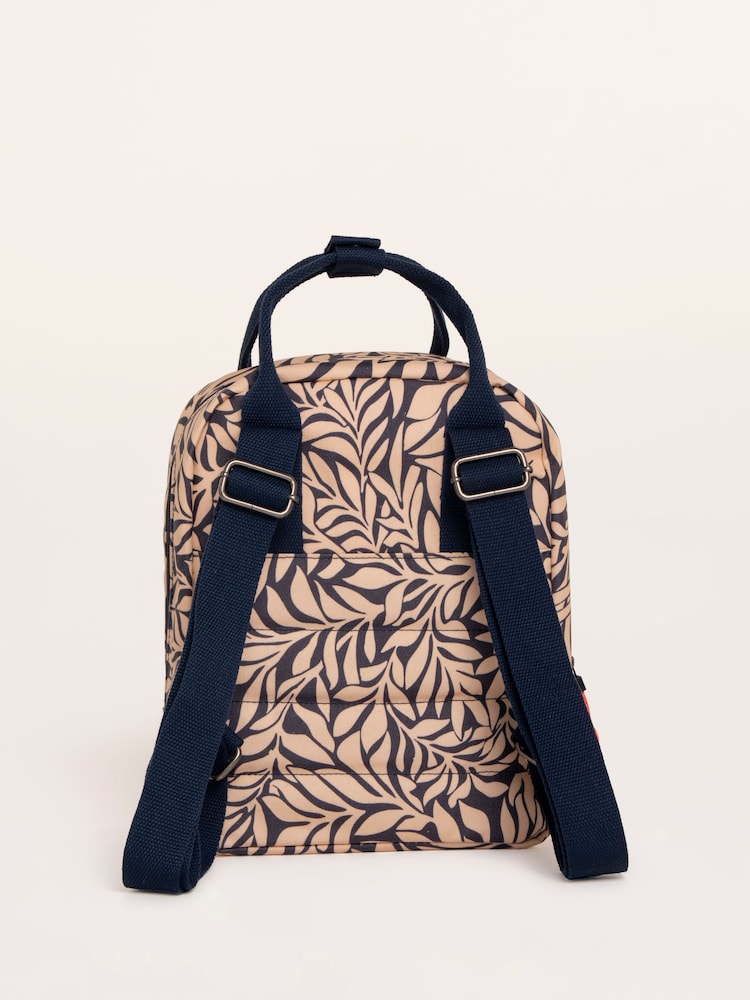 Brakeburn Cream Megan Folk Vine Printed Backpack - Image 2 of 6 Brakeburn Cream Megan Folk Vine Printed Backpack - Image 2 of 6