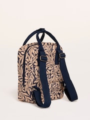 Brakeburn Cream Megan Folk Vine Printed Backpack - Image 3 of 6