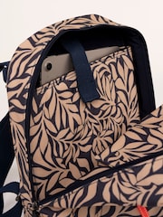 Brakeburn Cream Megan Folk Vine Printed Backpack - Image 6 of 6