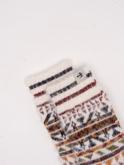 كريم - Brakeburn Nordics Fair Isle Cosy Knitted Socks - صورة 4 من 4
