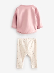Pink Panda Baby Top And Leggings Set - Image 2 of 3