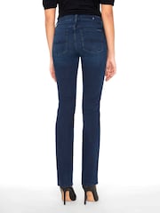 7 For All Mankind Mid Rise Kimmie Bair Straight Fit Jeans - Image 2 of 5