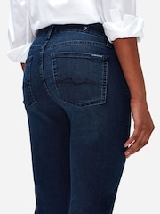7 For All Mankind Mid Rise Kimmie Bair Straight Fit Jeans - Image 4 of 5
