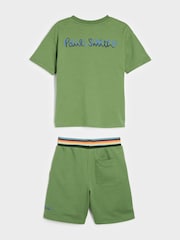 Khakigrün - Paul Smith Junior Jungen Set mit Top und Shorts - Bild 10 von 15