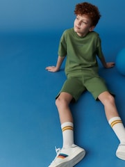 Khakigrün - Paul Smith Junior Jungen Set mit Top und Shorts - Bild 5 von 15