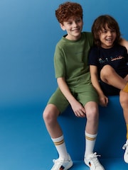 Khakigrün - Paul Smith Junior Jungen Set mit Top und Shorts - Bild 8 von 15