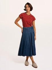 Brakeburn Blue Hiba Skirt - Image 1 of 6