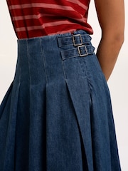 Brakeburn Blue Hiba Skirt - Image 4 of 6