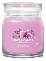 Yankee Candle Purple Signature Medium Jar Wild Orchid Scented Candle - Image 2 of 4