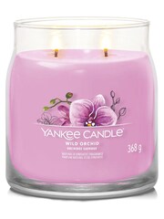 Yankee Candle Purple Signature Medium Jar Wild Orchid Scented Candle - Image 3 of 4