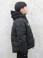 Hype X Ed Hardy Kids Black Tiger Puffer Jacket - Image 4 of 9