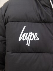 Hype X Ed Hardy Kids Black Tiger Puffer Jacket - Image 7 of 9