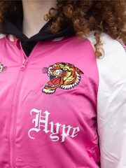 Hype X Ed Hardy Kids Pink Tiger Souvenir Jacket - Image 3 of 5