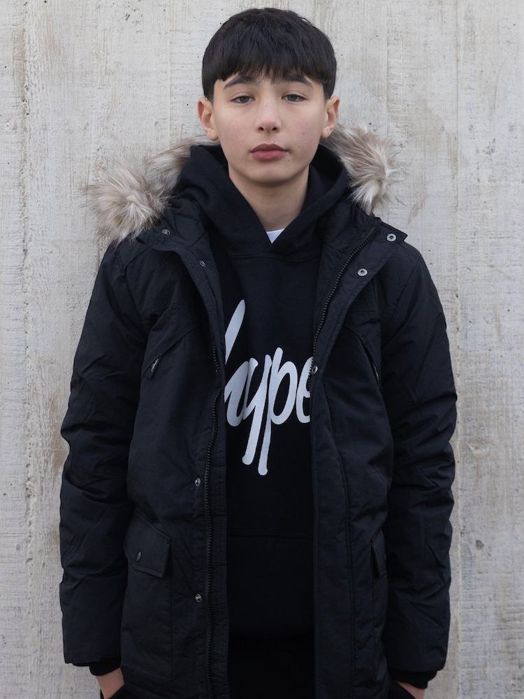 Hype X Ed Hardy Kids Black Panther Parker Jacket - Image 1 of 2