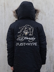 Hype X Ed Hardy Kids Black Panther Parker Jacket - Image 2 of 2