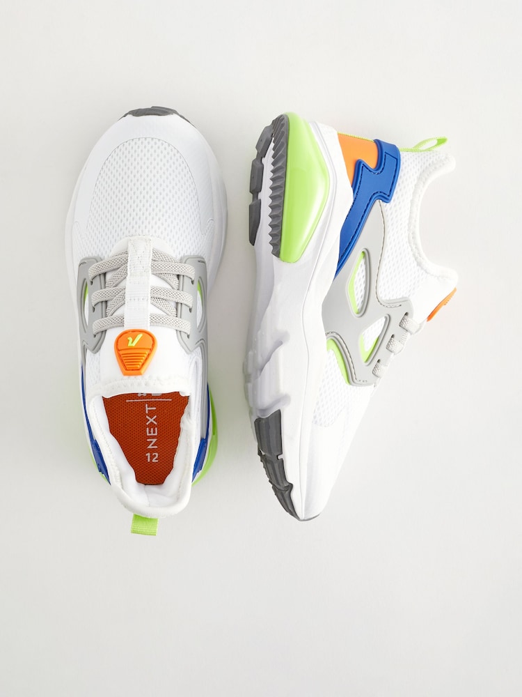Wit/limoengroen - Instapsneakers - Image 5 of 6