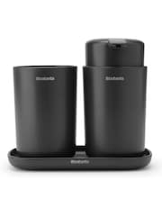 Brabantia Set of 3 Dark Grey Bathroom Accessories - Image 3 of 4