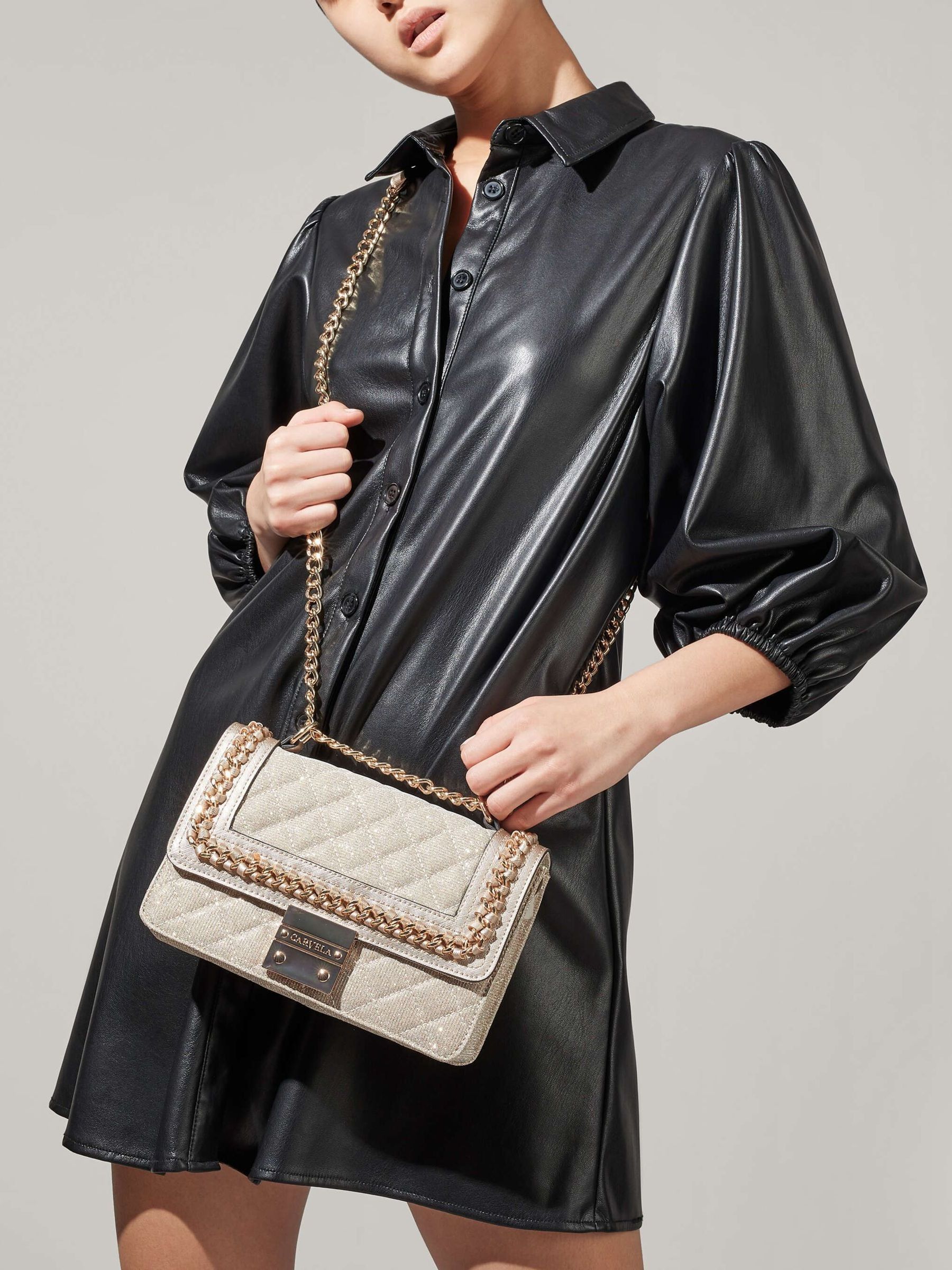 Buy Carvela Bailey Quilted Chain Shoulder Bag from Next Denmark