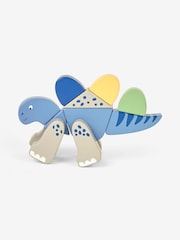 JoJo Maman Bébé Green Wooden Transforming Dinosaur Playset - Image 5 of 12
