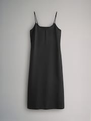 The Set Black/Khaki Green 2 Pack Midi Strappy Slip Dress - Image 17 of 18