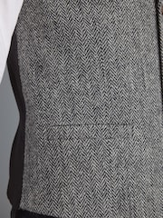 Grey Signature Harris Tweed Waistcoat - Image 6 of 9