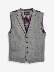 Grey Signature Harris Tweed Waistcoat - Image 7 of 9