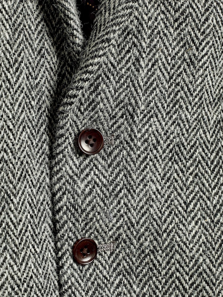 Grey Signature Harris Tweed Waistcoat - Image 8 of 9