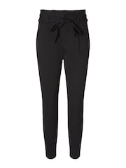VERO MODA Black Petite High Waisted Paperbag Trousers - Image 6 of 7