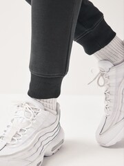 Slate Grey Slim Fit Cotton Blend Cuffed Joggers - Image 4 of 8