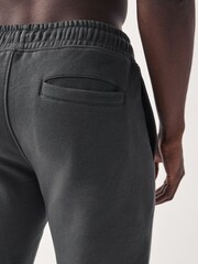 Slate Grey Slim Fit Cotton Blend Cuffed Joggers - Image 5 of 8