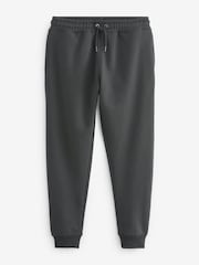 Slate Grey Slim Fit Cotton Blend Cuffed Joggers - Image 6 of 8