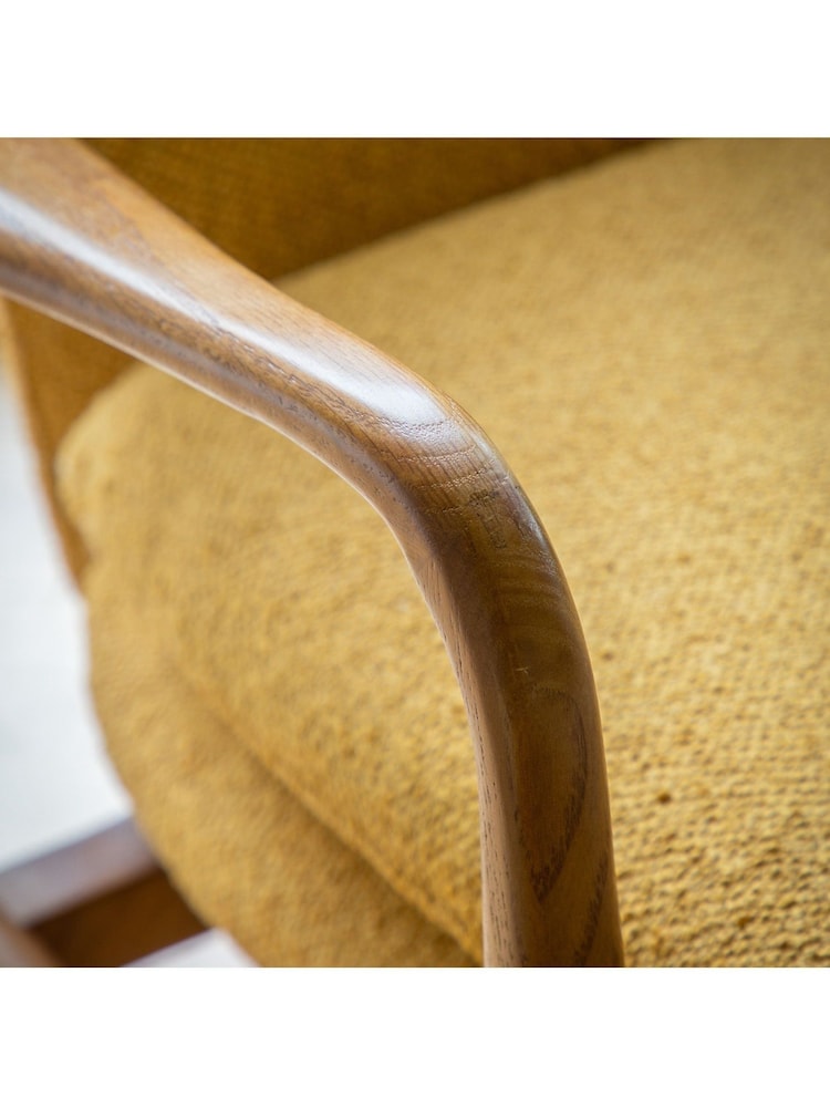Gallery Home Yellow Jerry Armchair - Image 2 of 9