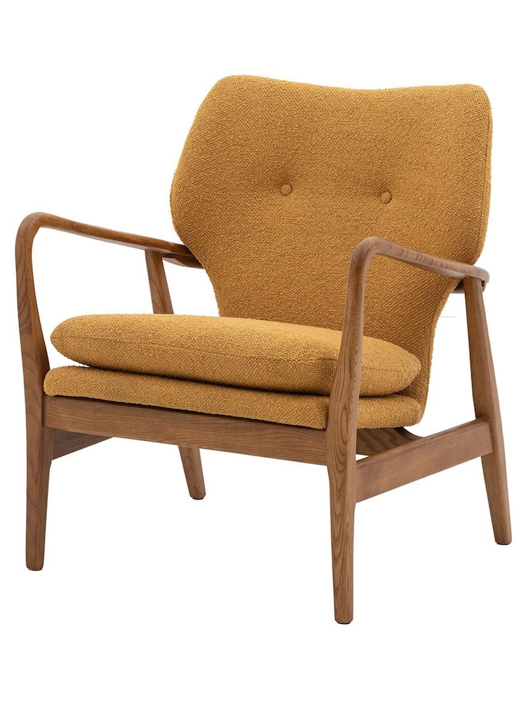 Gallery Home Yellow Jerry Armchair - Image 9 of 9