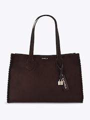 Carvela Brown Juno Whipstitch Tote Bag - Image 1 of 5
