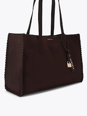 Carvela Brown Juno Whipstitch Tote Bag - Image 3 of 5