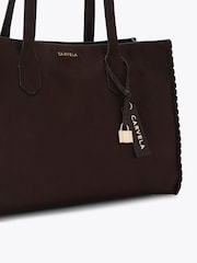 Carvela Brown Juno Whipstitch Tote Bag - Image 5 of 5