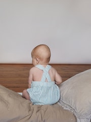 The Little Tailor Baby Woven Rompersuit - Image 4 of 8