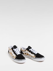 Vans Girls Old Skool Brown Trainers - Image 2 of 4