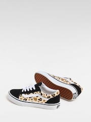 Vans Girls Old Skool Brown Trainers - Image 3 of 4