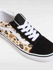 Vans Girls Old Skool Brown Trainers - Image 4 of 4